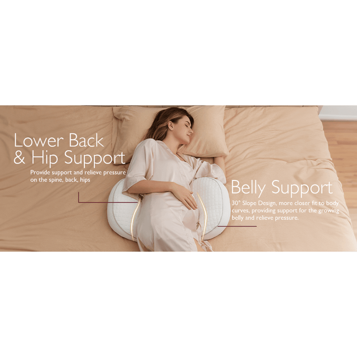 Momcozy Maternity Accessory Portable Maternity Pillow - Grey