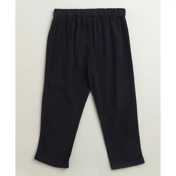 Sweetlime By As Little Gentleman Formal Co-ord Set - White &amp; Dark Navy
