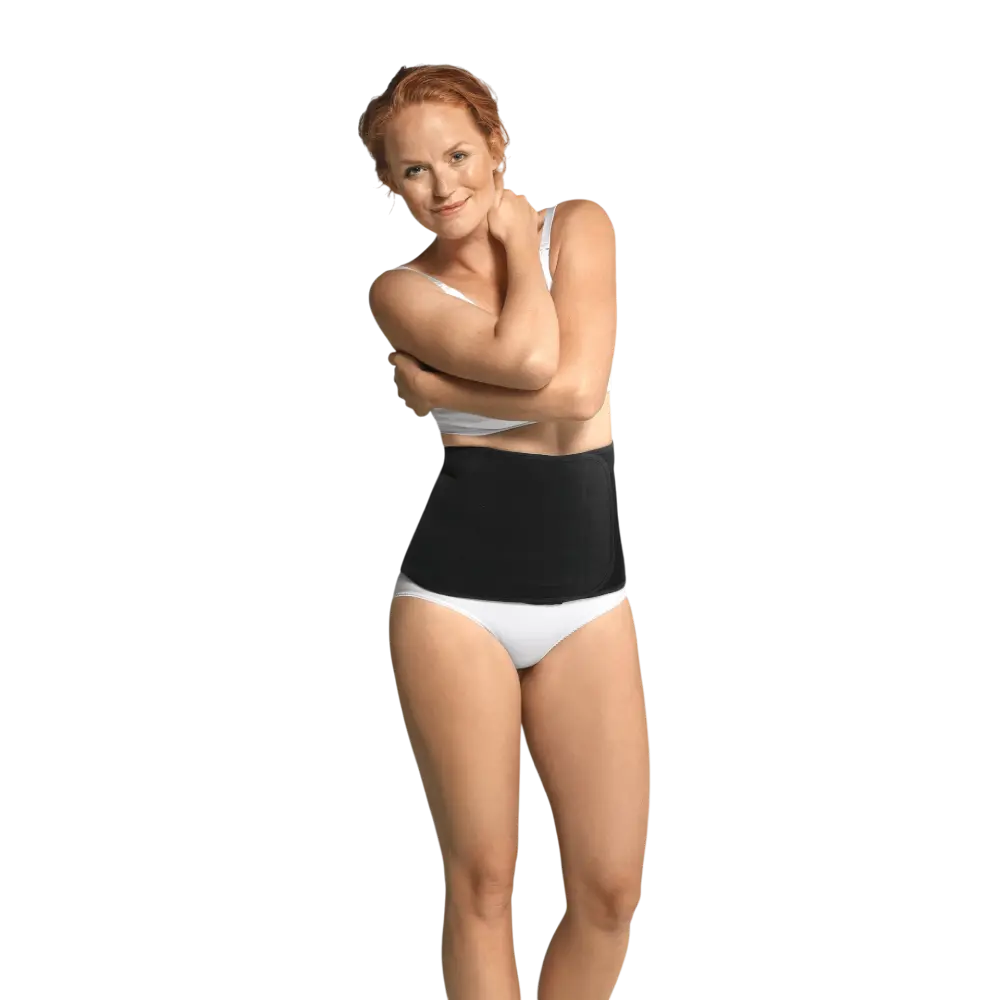 Carriwell Organic Cotton Post Birth Belly Binder - Black