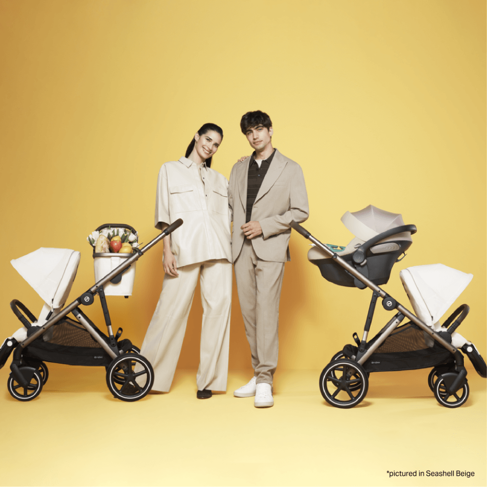 cybex gazelle s seashell beige Cybex Gazelle S Reversible Stroller with Flat Recline, Height Adjustab – AllThingsBaby.com