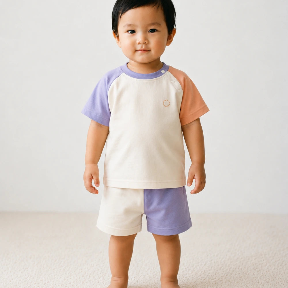 Faura Unisex Banana Cotton Day Time Co-ord - Cream