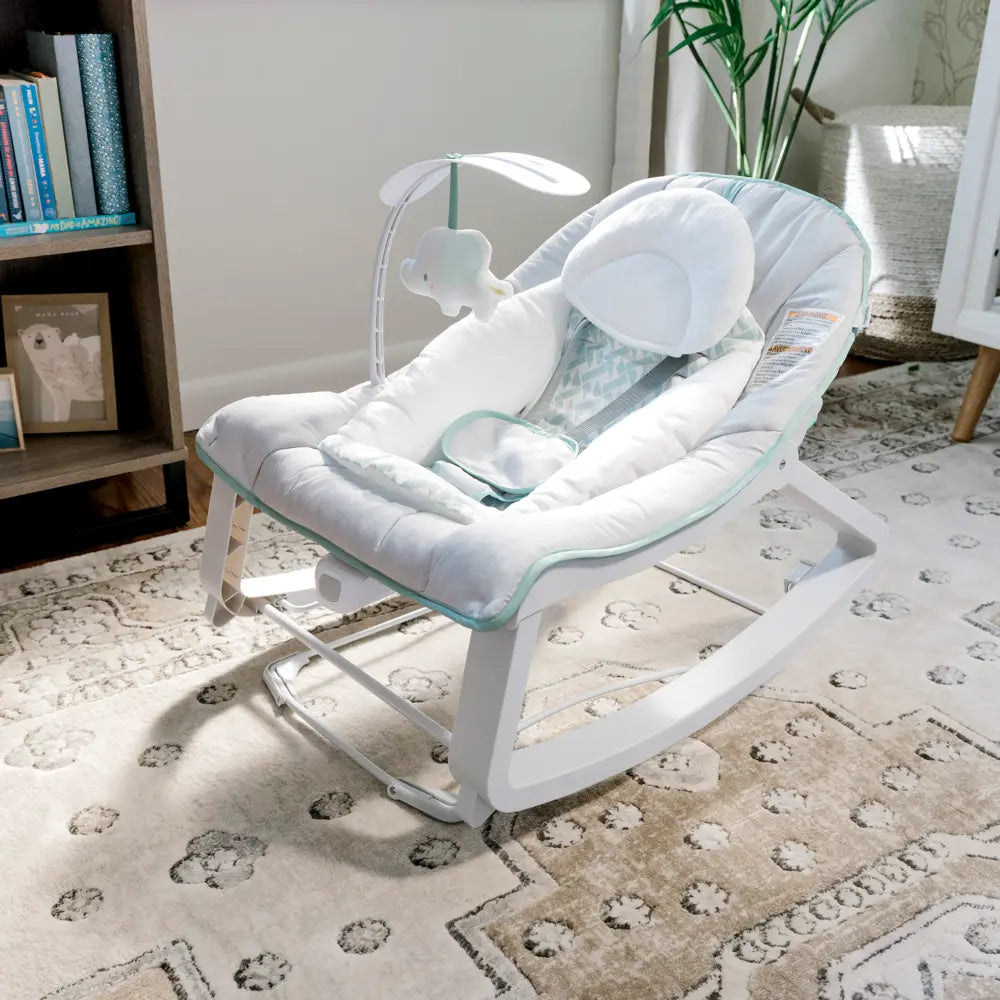 Ingenuity Keep Cozy 3-in-1 Grow with Me Baby Bouncer, Rocker &amp; Toddler Seat with Vibrations, Weaver, 0 - 30 months