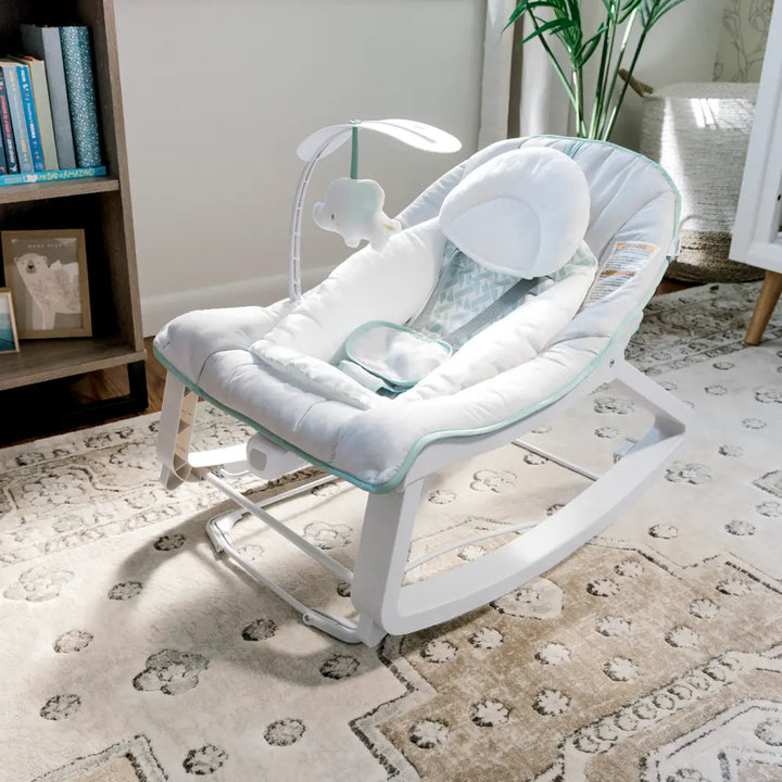 Ingenuity Keep Cozy 3-in-1 Grow with Me Baby Bouncer, Rocker &amp; Toddler Seat with Vibrations, Weaver, 0 - 30 months