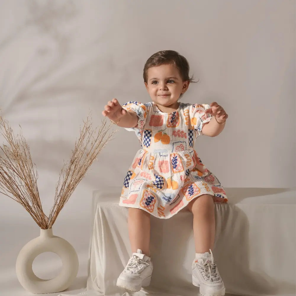 Mellow Muffin Fiora Dress - Limoncello