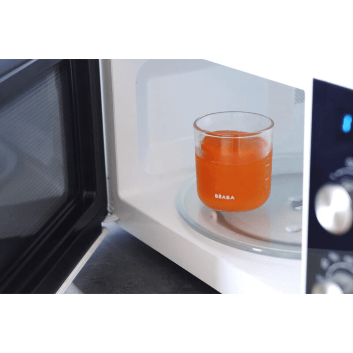Beaba Glass Storage Jar, 250ml, Set of 6, Sunrise