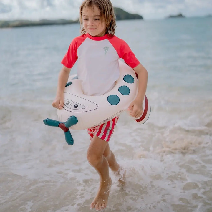 Swim Essentials Swim Ring, Inflatable Kids Pool Float,  Ø 55 cm - Multicolor Peter Plane