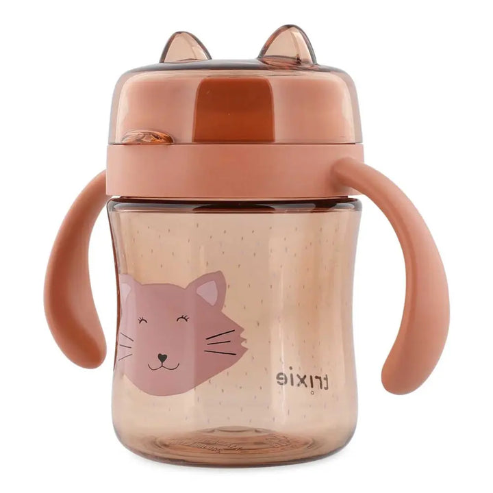 Trixie 360° Baby Training Cup with Handles | No-Spill Sippy Cup for Toddlers | BPA-Free Tritan™ Cup with Lid &amp; Easy Grip Handles | 6 Months+  | Mrs. Cat