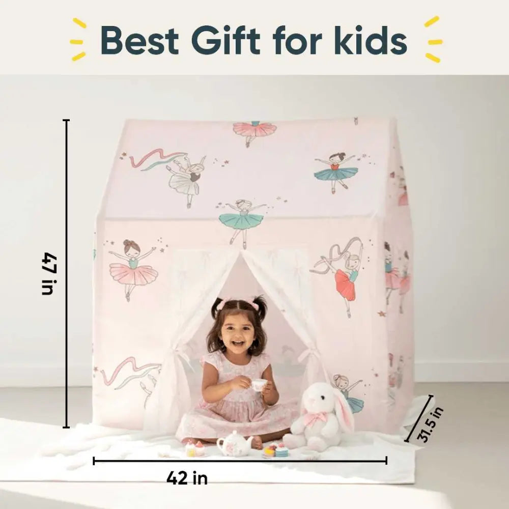 Curious Cub Princess Kids Play Tent House | Magical Indoor Hideaway for Imaginative Play | Suitable for Children Aged 2–5 Years