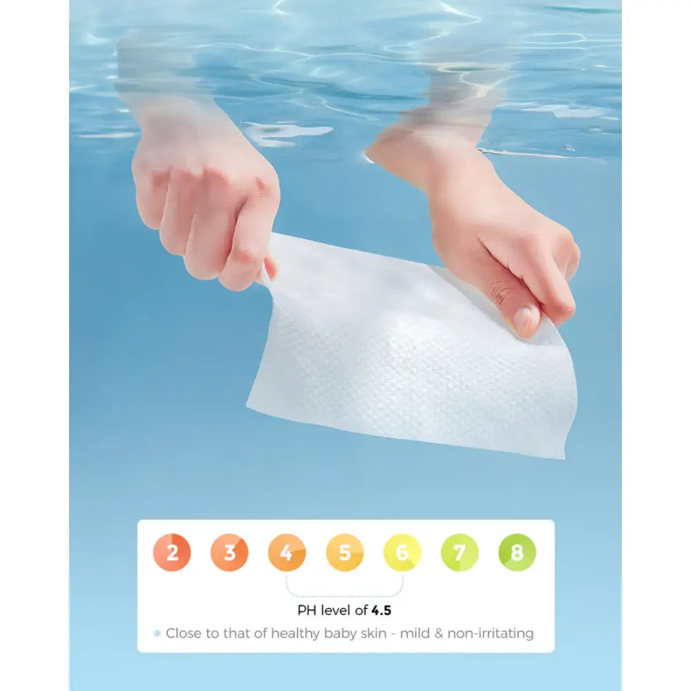 Momcozy Water Wipes-Extra Large Size Design- 60 count 1 Pack