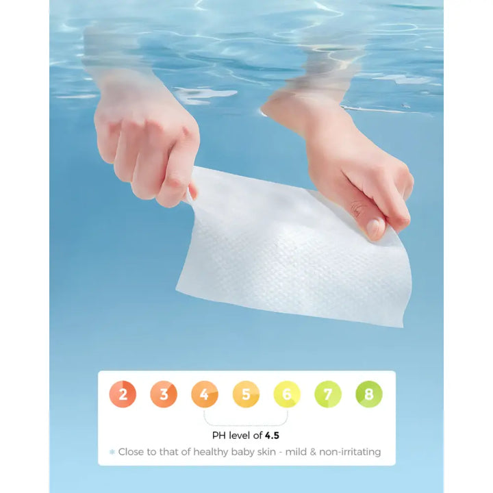 Momcozy Water Wipes-Extra Large Size Design- 60 count 1 Pack