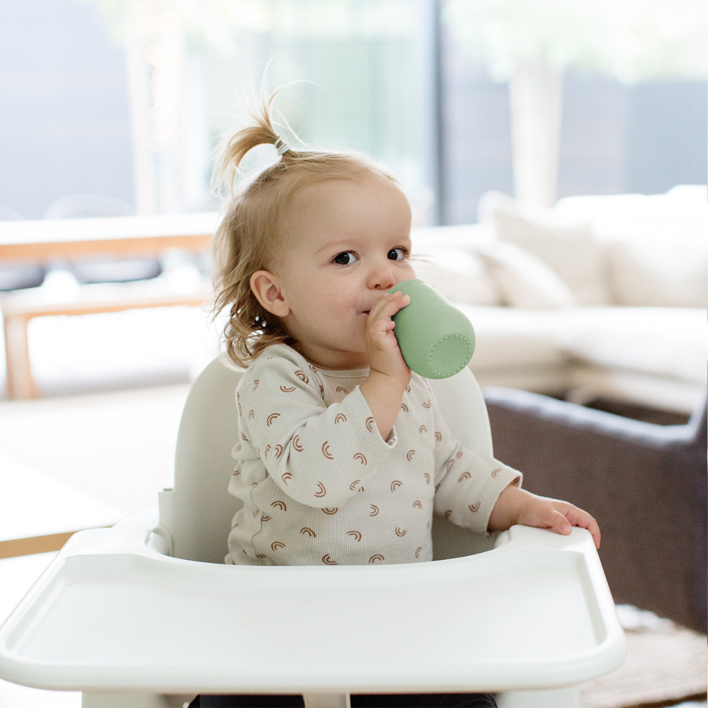 ezpz Mini Cup + Straw Training System for Toddlers