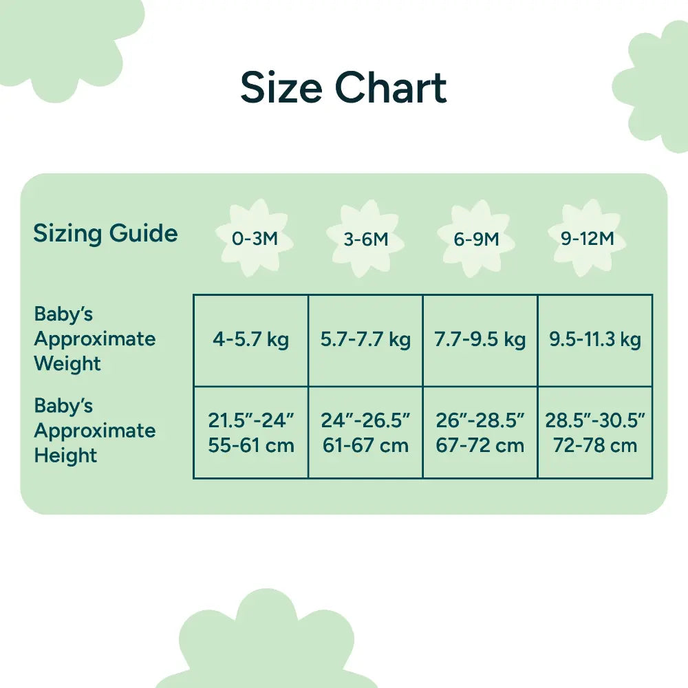 Nintara Baby 100% Cotton Unisex Bodysuit &amp; Pant Set – Soft Sage