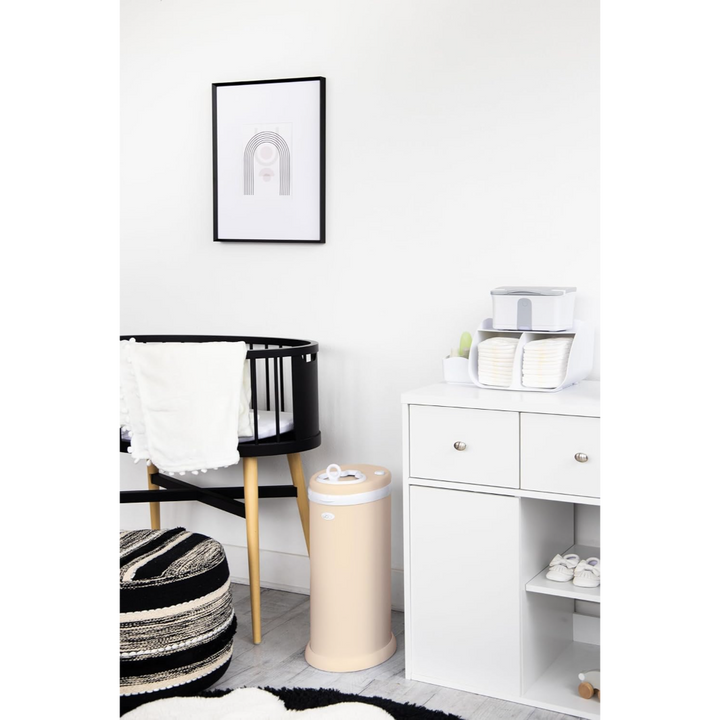 Ubbi Steel Odor Locking Diaper Pail - Oat Milk