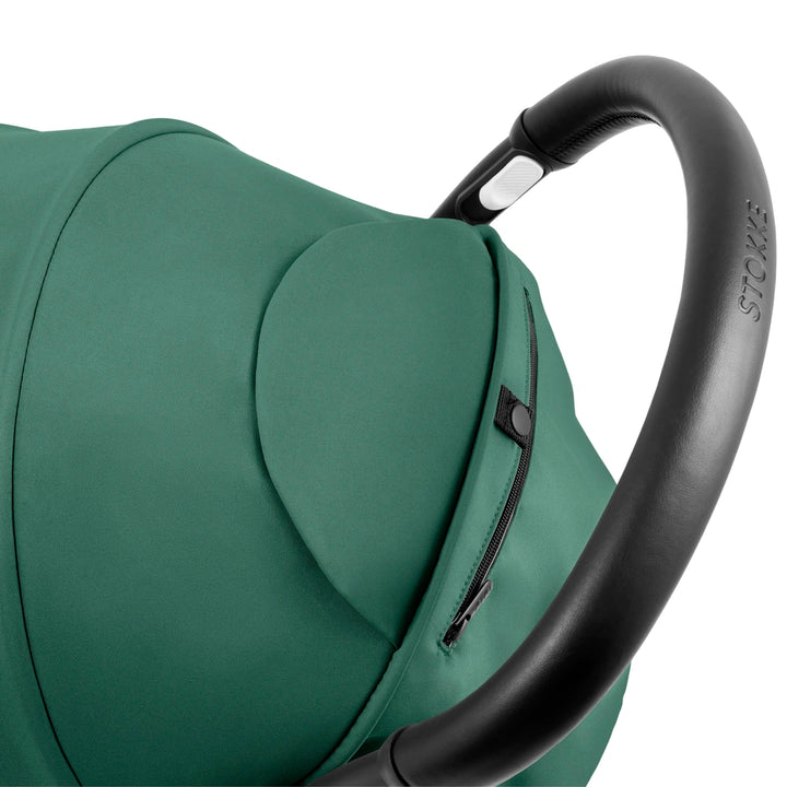 Stokke YOYO⁵  Seat Pack | 6 Months+ | Redesigned Padded Seat | Extendable Canopy | Zipped Back Pocket | Lightweight &amp; Comfortable | For Babies 6 Months to 4 Years | Requires YOYO Frame (Sold Separately) | Forest