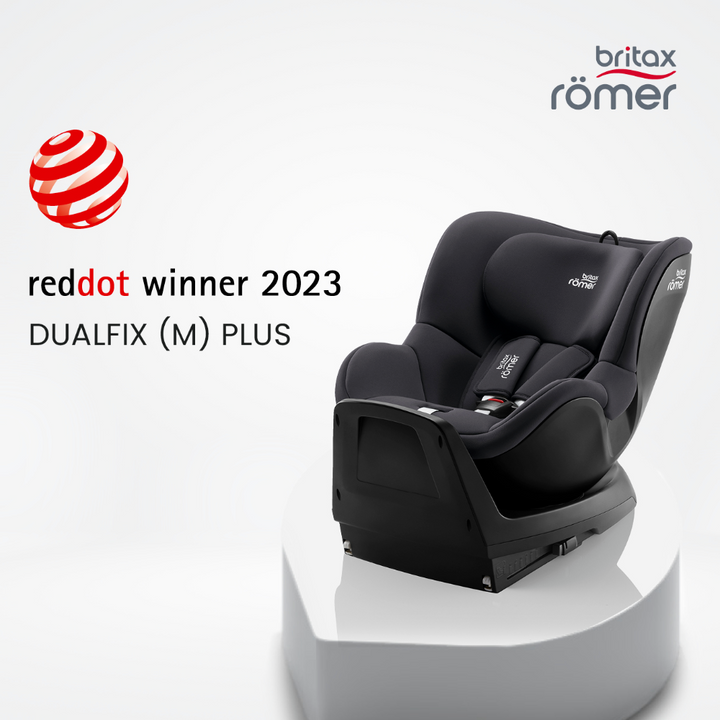 Britax Dualfix Plus Car Seat, Birth to 4 years - Midnight Grey