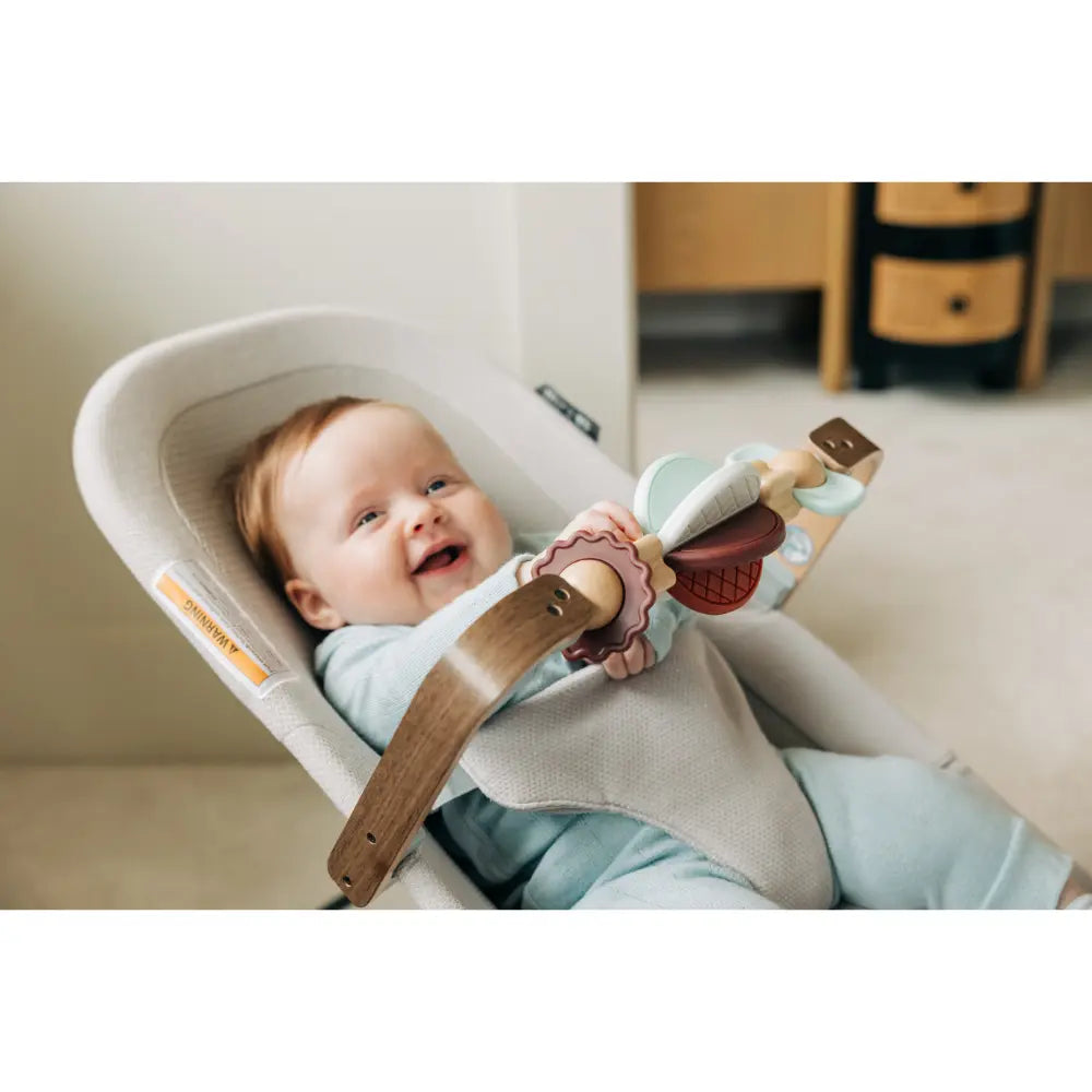 UPPAbaby Mira 3-in-1 Baby Bouncer &amp; Toddler Seat, Newborn to Toddler, Parent-Facing, Foldable , Air Mesh Seat, 0-2 years