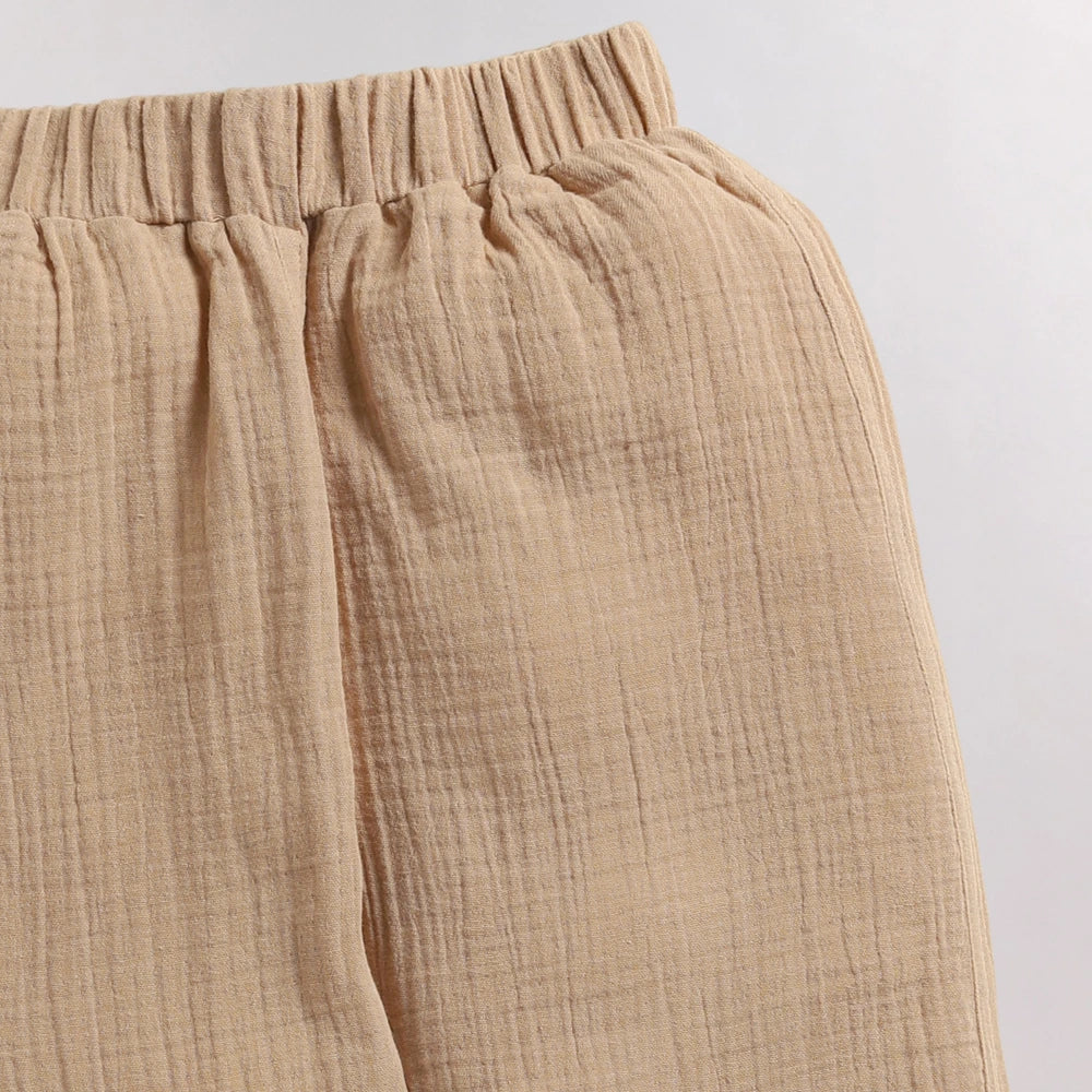 Cot &amp; Candy Baby Organic Boys Cordset - Latte
