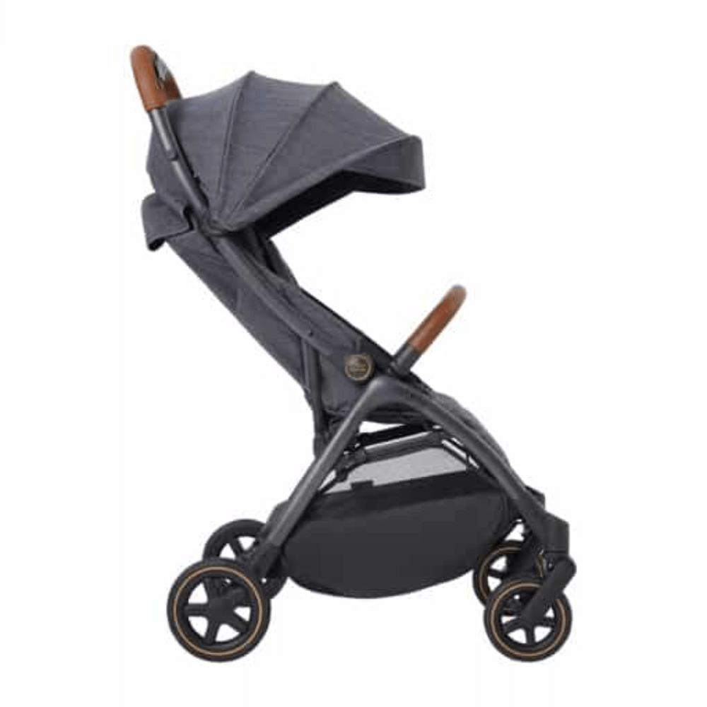 Britax Gravity II, Auto One - Handed Fold Stroller, Birth to 4 years - Marble Blue