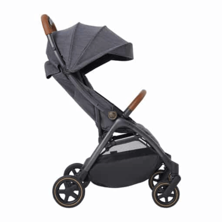 Britax Gravity II, Auto One - Handed Fold Stroller, Birth to 4 years - Marble Blue