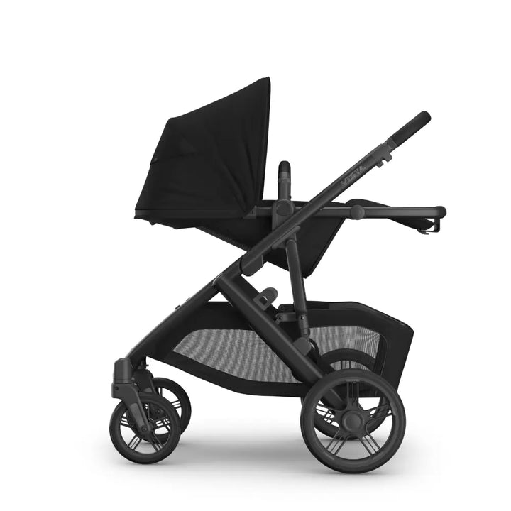 UPPAbaby Vista V3 Modular Baby Stroller, Travel System Compatible, Reversible Toddler Seat, All-Terrain Suspension, One-Hand Recline, Birth to 22 kg - Black