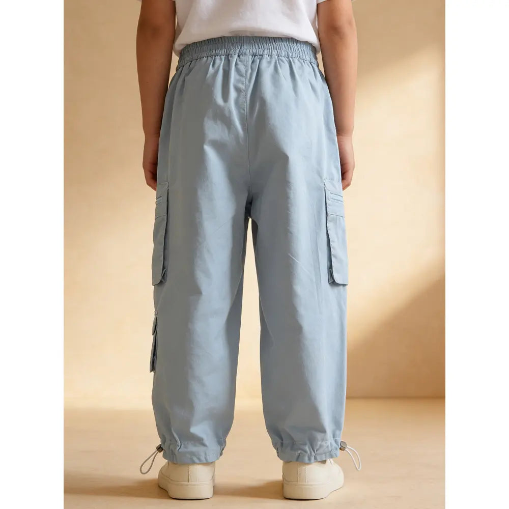 The Baby Trunk Unisex Astronaut Cargo Pants - Blue