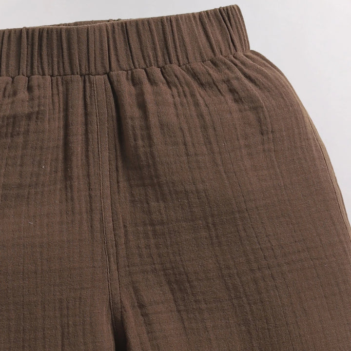 Cot &amp; Candy Baby Organic Boys Cordset - Cocoa Whisper