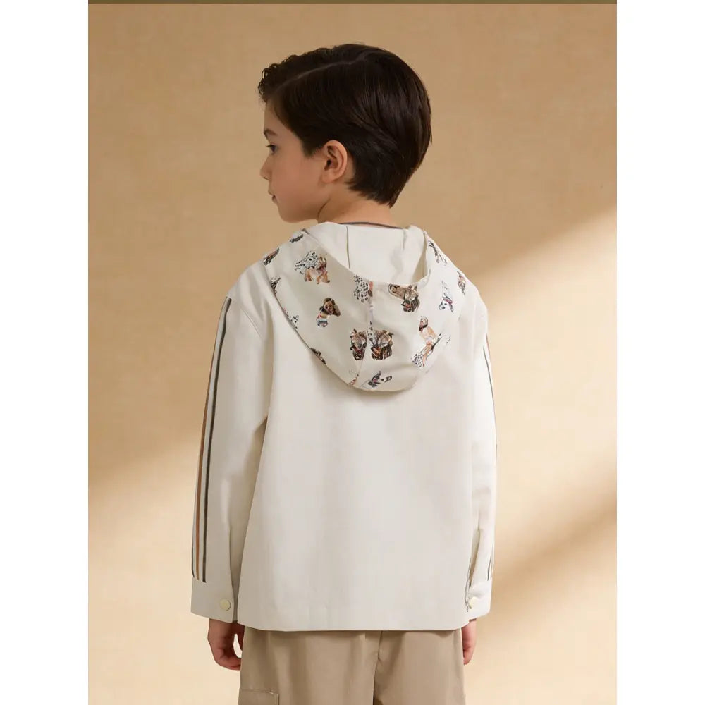 The Baby Trunk Unisex Friendly Dog Printed Shacket
