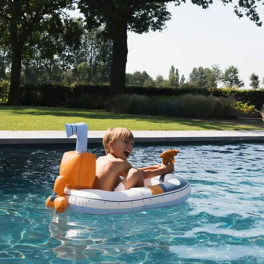 Swim Essentials Float Boat Yellow Submarine, Inflatable Baby Bath Tub for Infants 0–12 Months