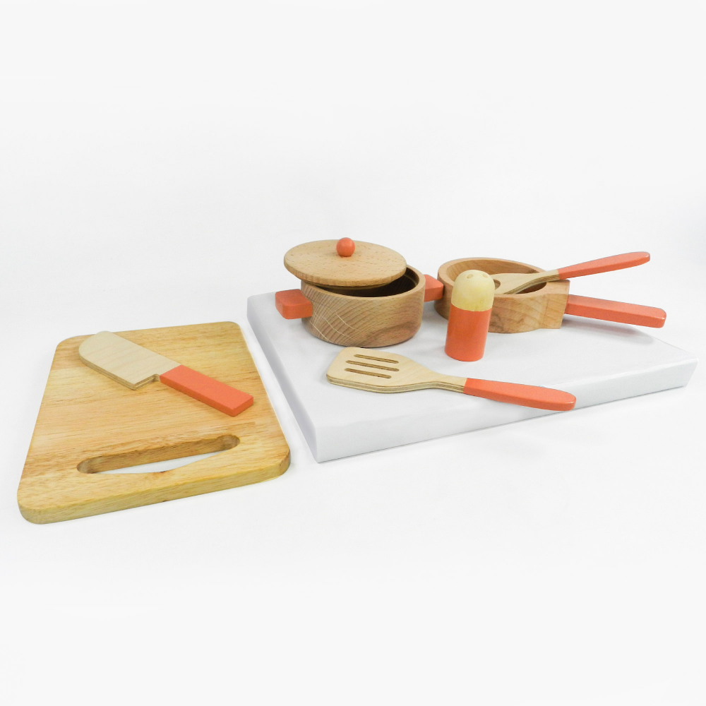 Playbox Grill &amp; Chill Wooden Cooking &amp; Kitchen Toy Set