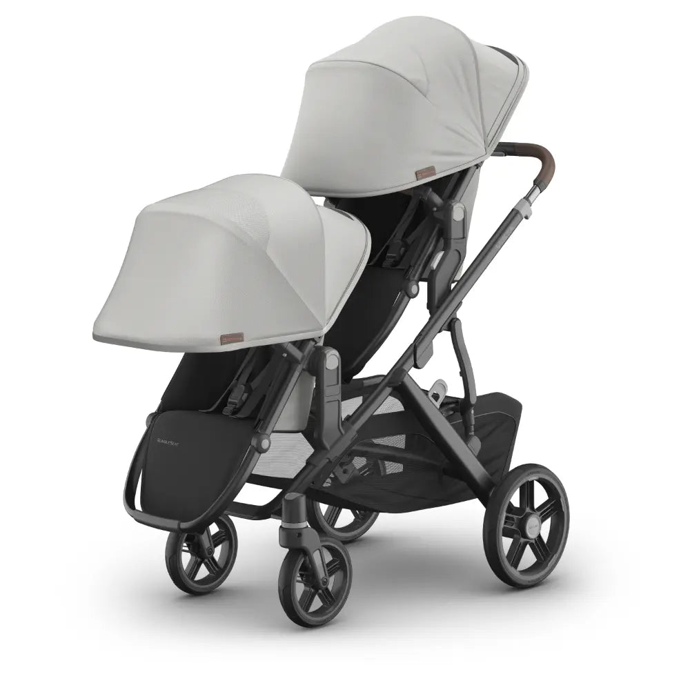 UPPAbaby RumbleSeat V3, Sibling/Twin Seat for Vista V3 Stroller, Multi Seat Configurations, Forward and Rear Facing, Up to 18 kgs - Savannah/Pearl Grey