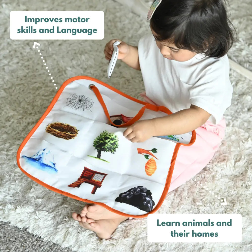 Curious Cub Montessori Box 10 | 10-Piece Cognitive Toy Set | Lock Box, Matching Games &amp; Puzzles | 21+ Months