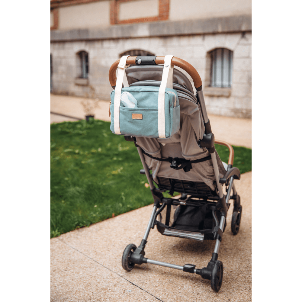Beaba Mini Paris Diaper Bag &amp; Organizer - Sage Green