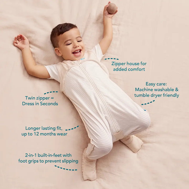 Love to Dream Sleep Suit - Tan, Cotton, 0.2T
