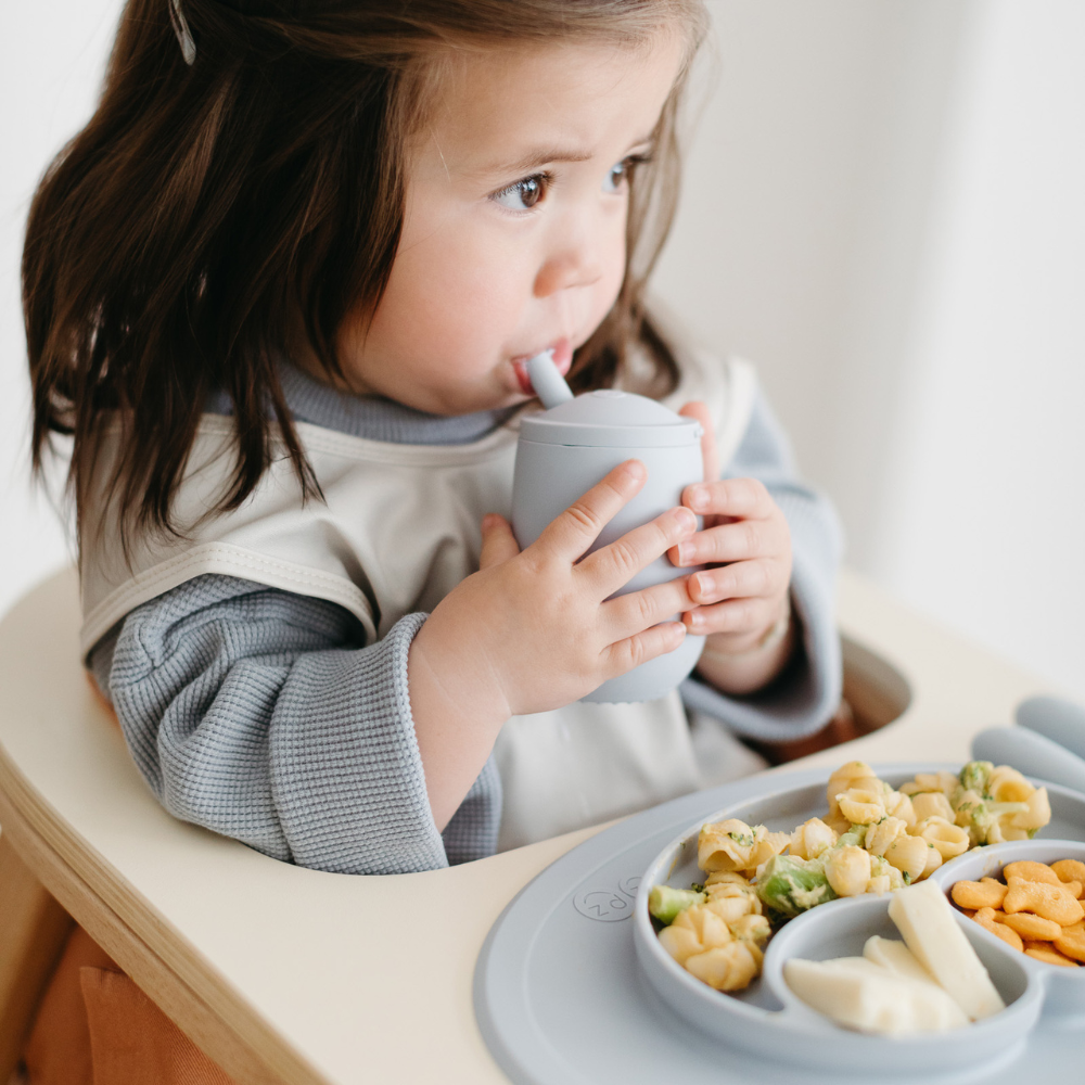 ezpz Mini Cup + Straw Training System for Toddlers