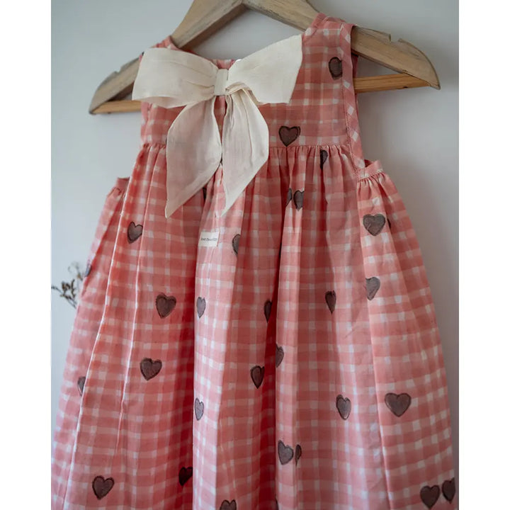 Love The World Today Nightgown - Peach Baked with Love Print - White