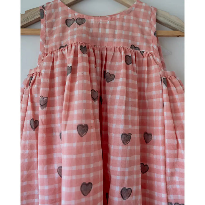 Love The World Today Nightgown - Peach Baked with Love Print - White