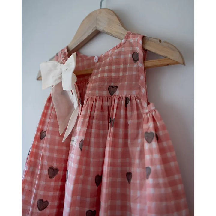 Love The World Today Nightgown - Peach Baked with Love Print - White