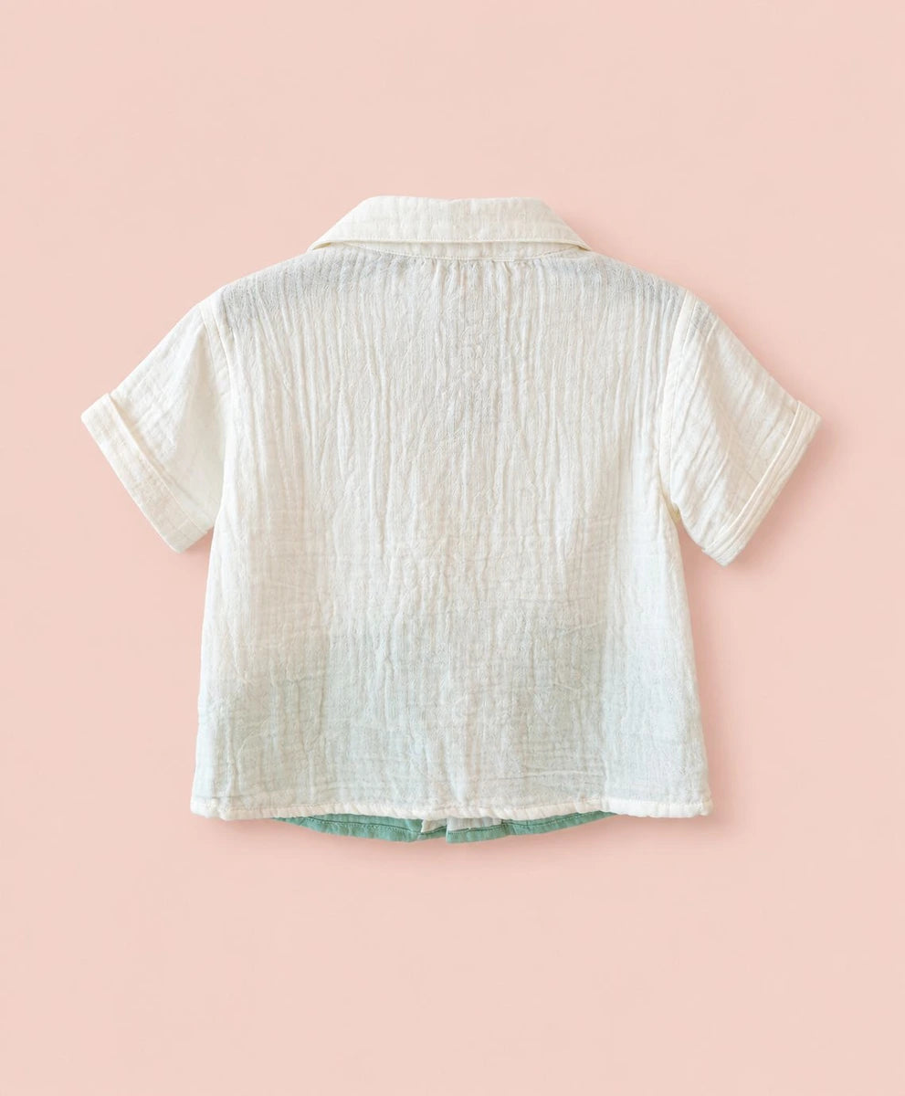 Sweetlime By AS Sage Kitten Unisex Muslin Co-ord Set