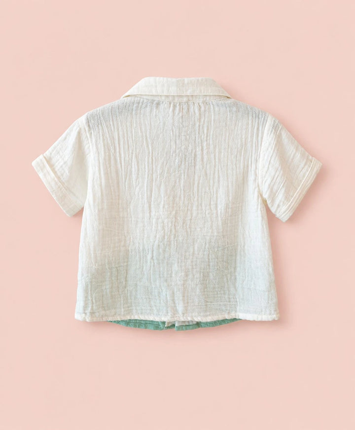 Sweetlime By AS Sage Kitten Unisex Muslin Co-ord Set