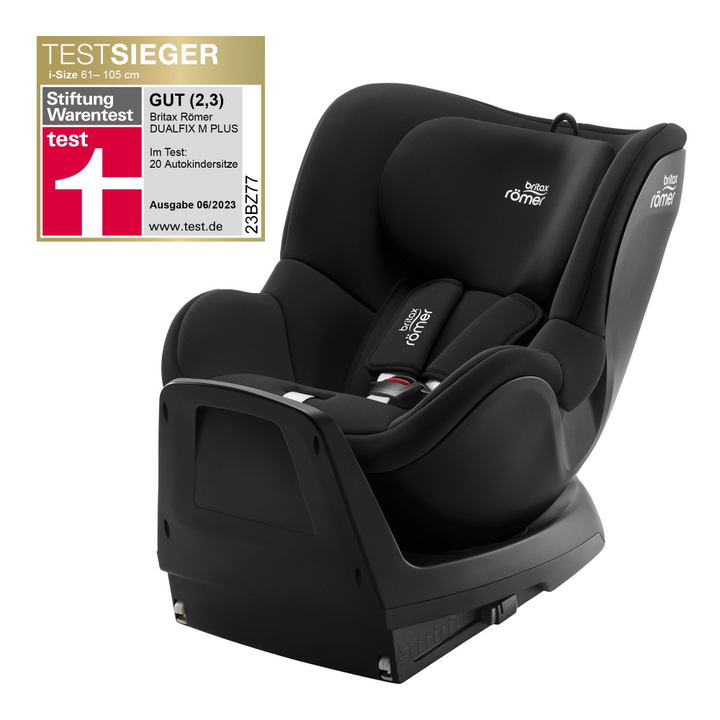 Britax Dualfix Plus Car Seat, Birth to 4 years - Space Black