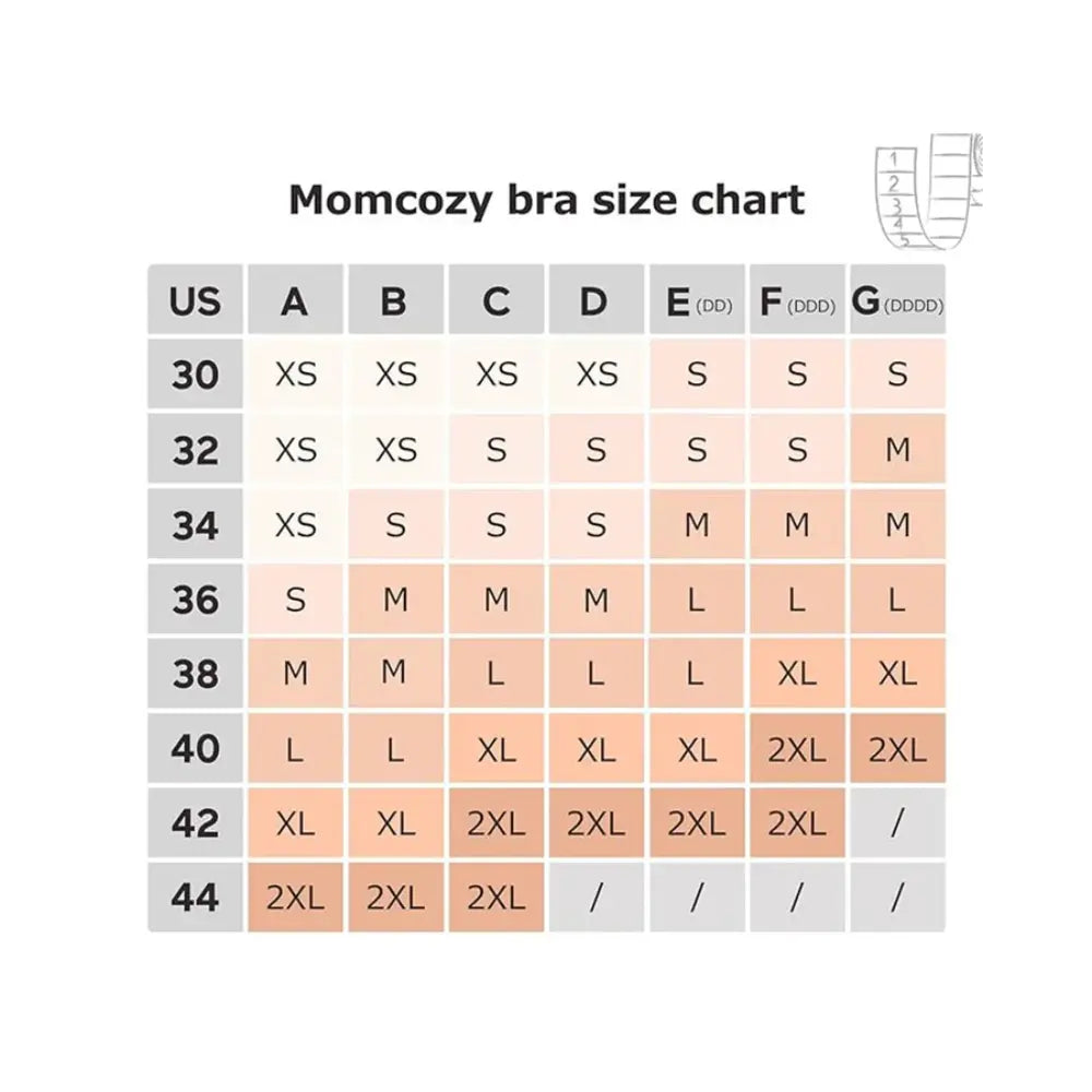 Momcozy Maternity Accessory YN08-Hands-Free Pumping Bra - Skin