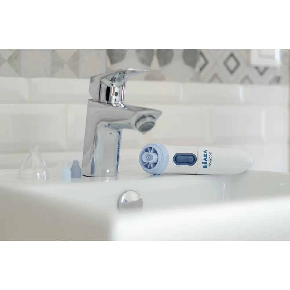 Beaba Tomydoo Electric Baby Nasal Aspirator for Newborns &amp; Toddlers, Fast &amp; Gentle Congestion Reliever, Multiple Easy-to- Clean Tips &amp; Removable Head, Suitable from Birth Onwards