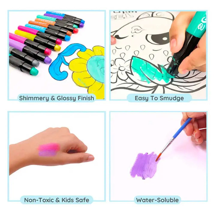 Scoobies Metallic Silk Crayons