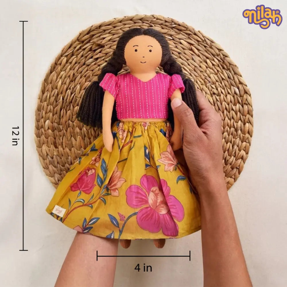 The Good Doll Nilah 12 Inch Girl Doll Classic Skirt Blouse set