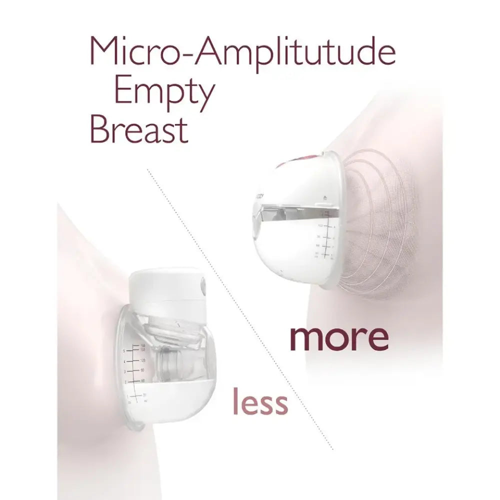 Momcozy - Wearable Double Breast Pump M5 Set - Maroon