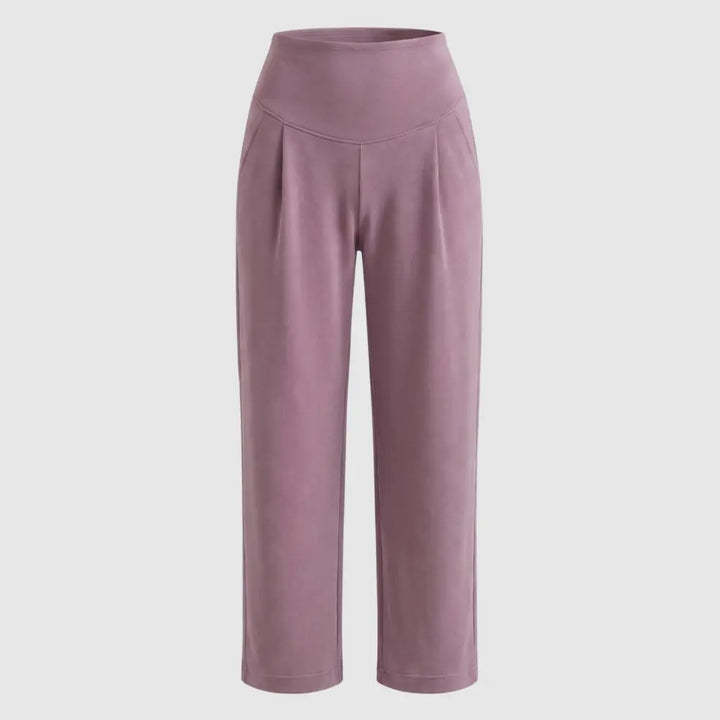 SOL MAMA Over Bump Straight Pants - Ash