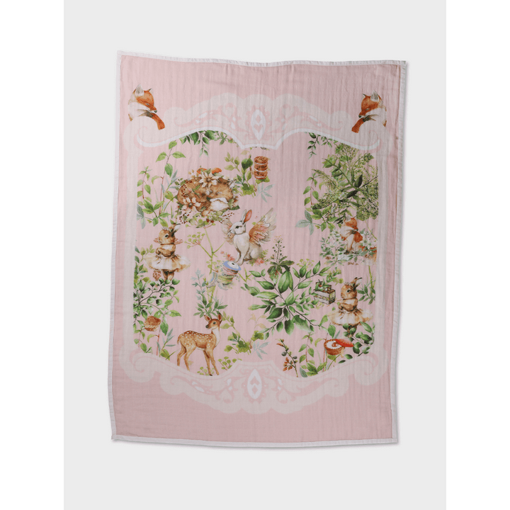 The Baby Trunk Unisex Printed Swaddle - Set of 2