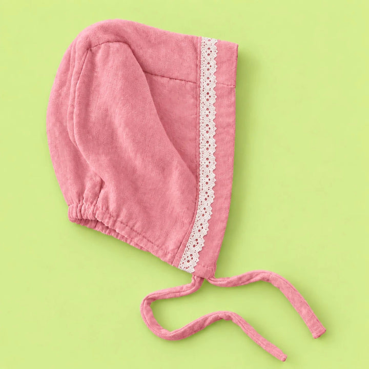 Sweetlime By AS Coral Blossom Romper &amp; Bonnet Set For Girls
