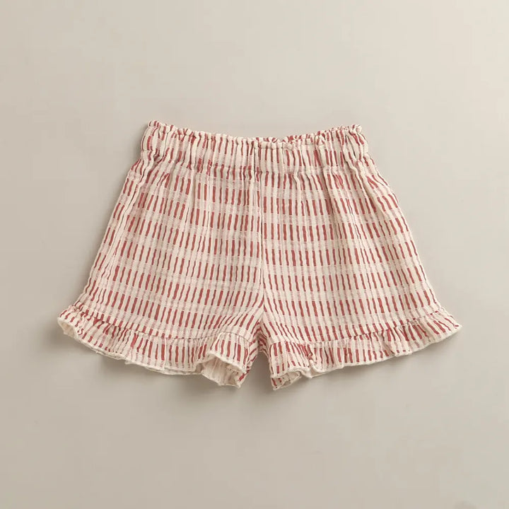 Sweetlime By As Candy Stripe Cotton Ruffle Summer Co-ord Set