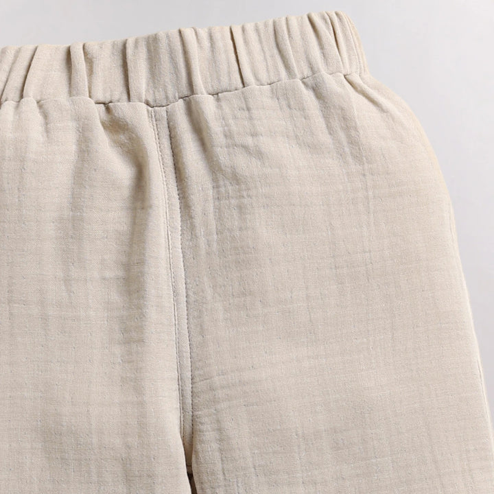 Cot &amp; Candy Baby Organic Boys Cordset - Oatmeal